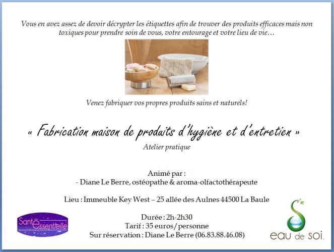 Fabrication maison produits hygiene et entretien - contour