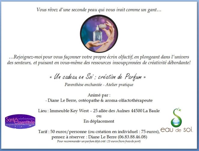 Un cadeau en Soi - Creation de Parfum - contour